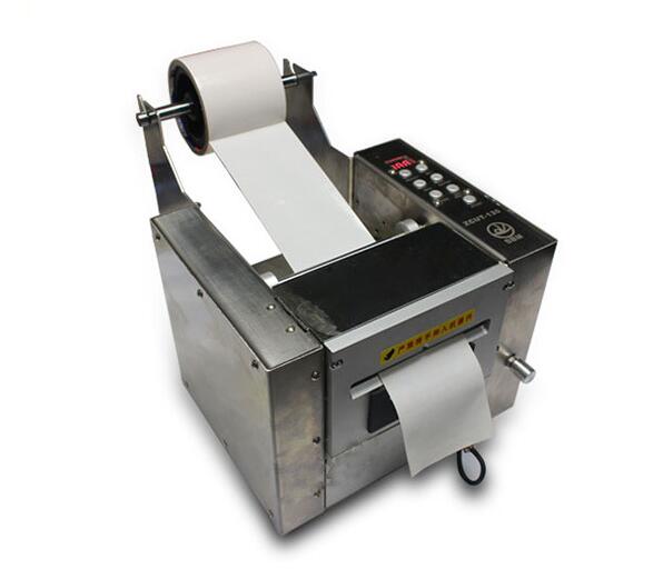Sieck: SIECK Typ 120LR full automatic ribbon cutter strap length cutting  machine for fabric tape or elastic tapes with 95 mm cutting width, cutting  cold and hot upto 400 degrees, cutting length