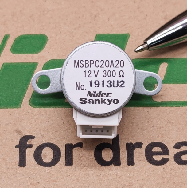 Nidec MSBPC20A20 Sankyo stepping dedicated 12V swing blade synchronous wind guide stepper motor